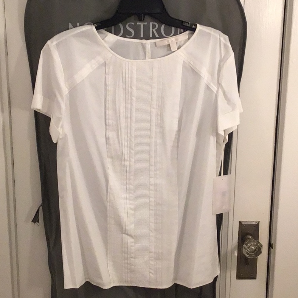 Nordstrom Collection Blouse, White, Size L